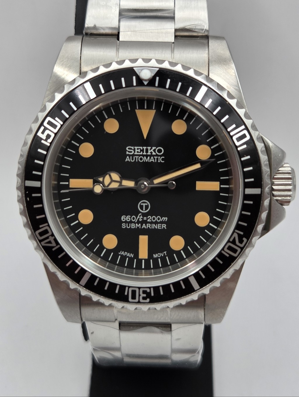 New Seiko Mod Milsub 39.5mm Automatic Dive Watch